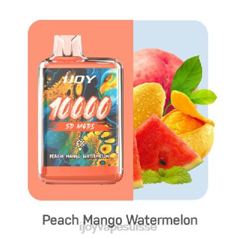 iJOY Review 88820169 - iJOY Bar SD10000 jetable pêche, mangue, pastèque