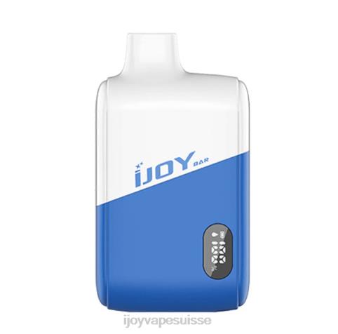 iJOY Disposable Vape 888206 - iJOY Bar Smart Vape 8000 bouffées glace bleue